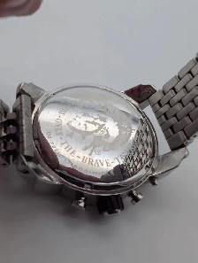 (B4850) Diesel DZ7221 Mr Daddy 4 Time Zone Watch 9.5' Steel B... - Photo 10