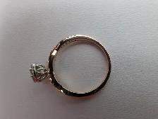 (B4848) Arthurs Rose Gold Diamond Cluster Twist Ring Size 6.2... - Photo 7