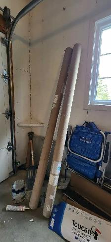 2x 6ft Industrial Aluminum 1.5 Inch Round Handrail Grab Bar Kit - Photo 2