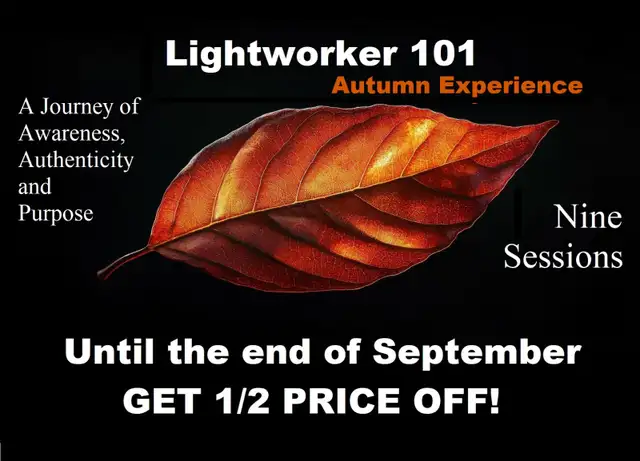 Lightworker 101:  End of September Special - TWO DAYS LEFT!