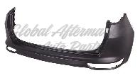 Kia Sportage 2017-2019 Bumper Rear Upper Primed Without Sensor