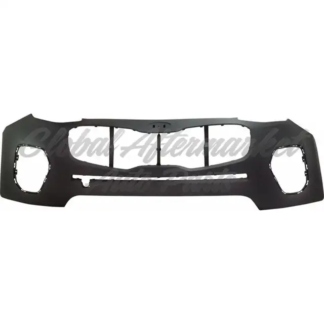Kia Sportage 2017-2019 Bumper Front Primed Without Sensor Fwd
