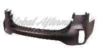 Kia Sorento 2014-2015 Bumper Rear Primed Without Sensor