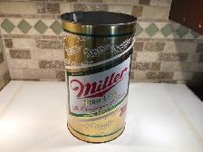 Vintage Miller High Life garbage/waste paper can- 70’s