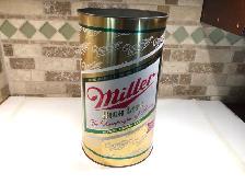 Vintage Miller High Life garbage/waste paper can- 70’s - Photo 3