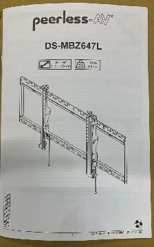 Smartmount Menu Board Mount for 46' - 65' Displays PN: DS-MBZ647