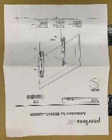Smartmount Menu Board Mount for 46' - 65' Displays PN: DS-MBZ647 - Photo 2