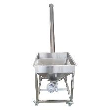 Screw Feeding Vibrating Hopper 4.5' Inclined Conveyor 188102 - Photo 4