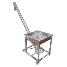 Screw Feeding Vibrating Hopper 4.5' Inclined Conveyor 188102 - Photo 6