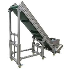 78.7' L x 15.7'W Electric PVC Belt Climbing Conveyor 230495 - Photo 3