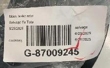 black brake rotor C5  Salvage to Tote cm95845 - Photo 2