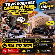 MONTAGE ABRIS D'AUTO