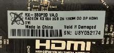 XFX GRAPHICS  RX-550P2D VA 0 RADEON RX 550 2GB D5 1203M DD DP HD - Photo 2