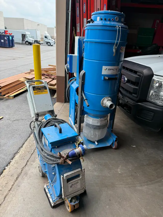 SHOT BLASTER 8' with VACUUM