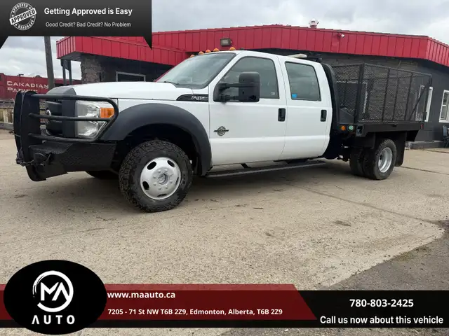 2012 Ford Super Duty F-450 DRW 4WD Crew Cab 8 FT Flat Bed