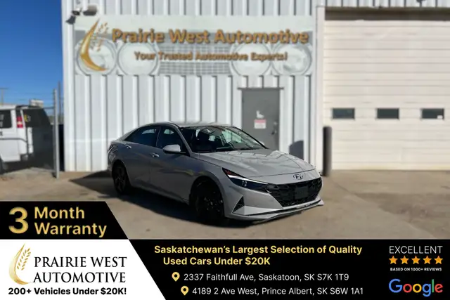 2022 Hyundai Elantra SEL AWD | Command Start | Low KM