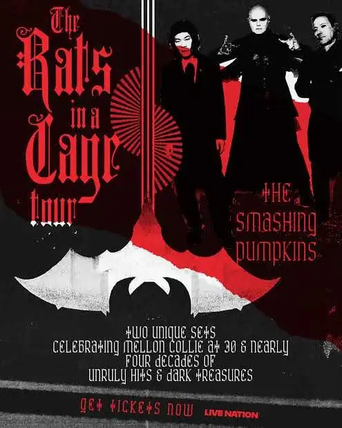 Smashing Pumpkins au centre Bell 1ere rangee