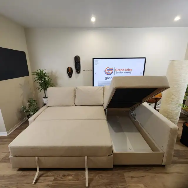 NEW Beige IKEA sectional sofa bed   FREE DELIVERY