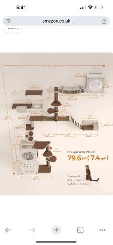 Brand New 10-Piece Wall-Mounted Cat Tree Special $159 - Photo 7