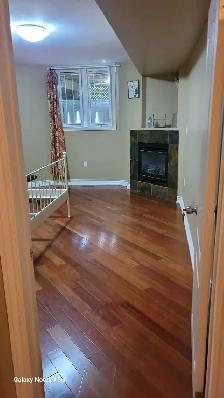 1 bedroom basement apartment with attached washroom