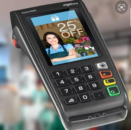 Debit Machine - Visa & Master 0.10% - Debit 3 cents - Rent $10