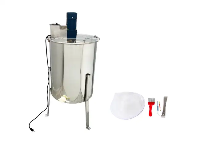 110V 4Frame 304SS Honey Extractor Beekeeping Centrifuge 170462