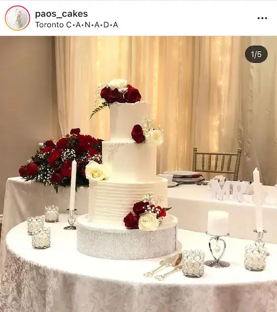Wedding cakes Oakville, Halton GTA