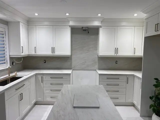 Quartz Kitchen Countertops – Islands & Waterfalls | Free Quotes