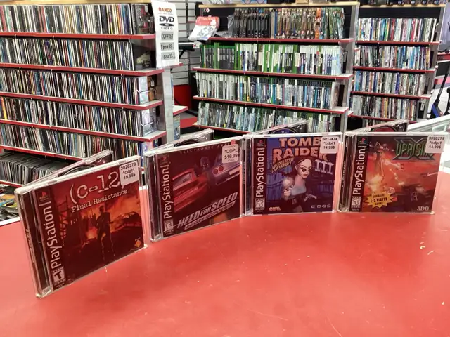 Jeux ps1 a prix varier