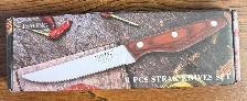 JXWING 8-Piece German High Carbon Stainless Steel Steak Knife - Photo 2