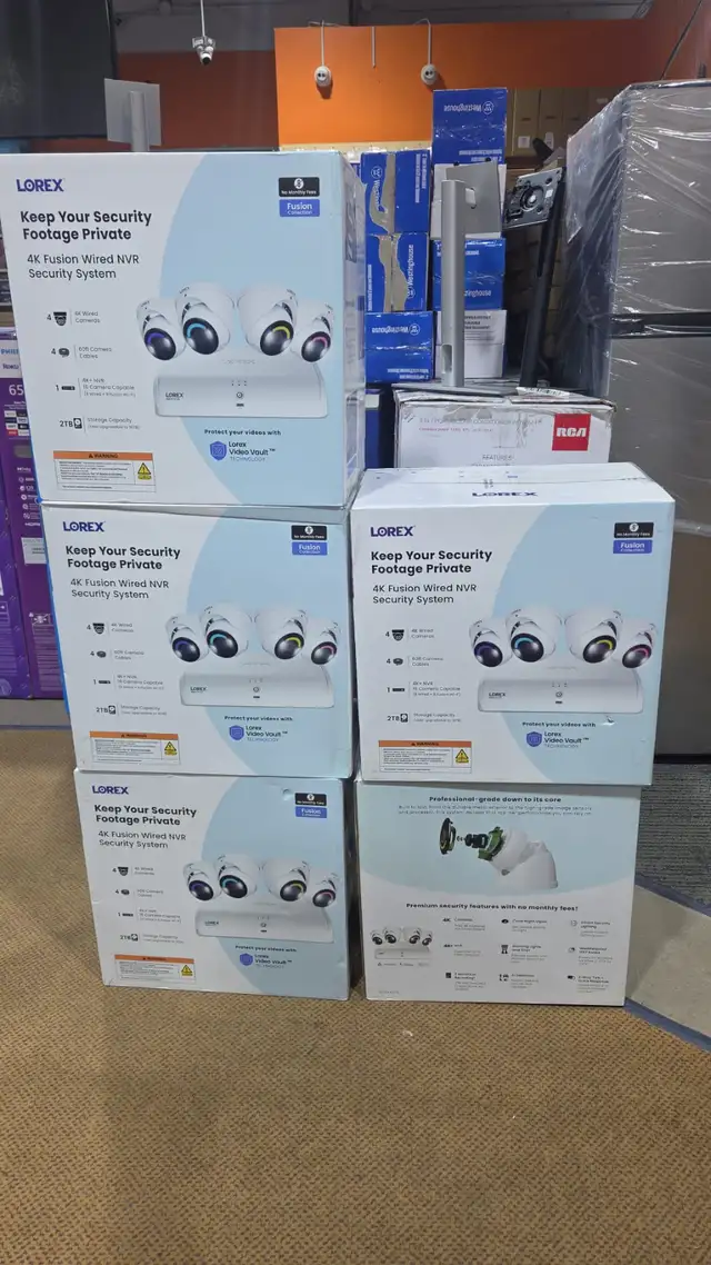 LOREX 4K FUSION WIRED NVR SECURITY SYSTEM