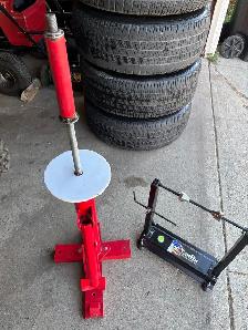 Tire changer and balancer