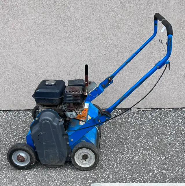 Bluebird Power Dethatcher with a Honda Engine