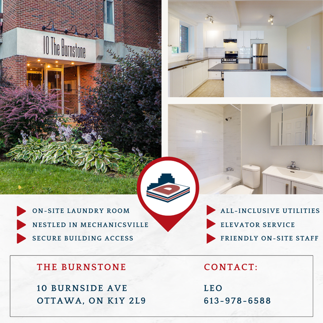 Bachelor/Studio, 1 Bathroom. Nov 1. Close to Tunney's Pasture.