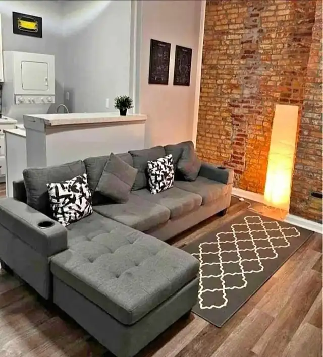 Beautiful Plush Corner 4 Seater Sofa With Free Home Delivery