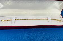 bracelet en or jaune 10k - Photo 3
