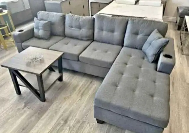 Elegant Deep Button 4 Seater Sofa Set - Sale Price