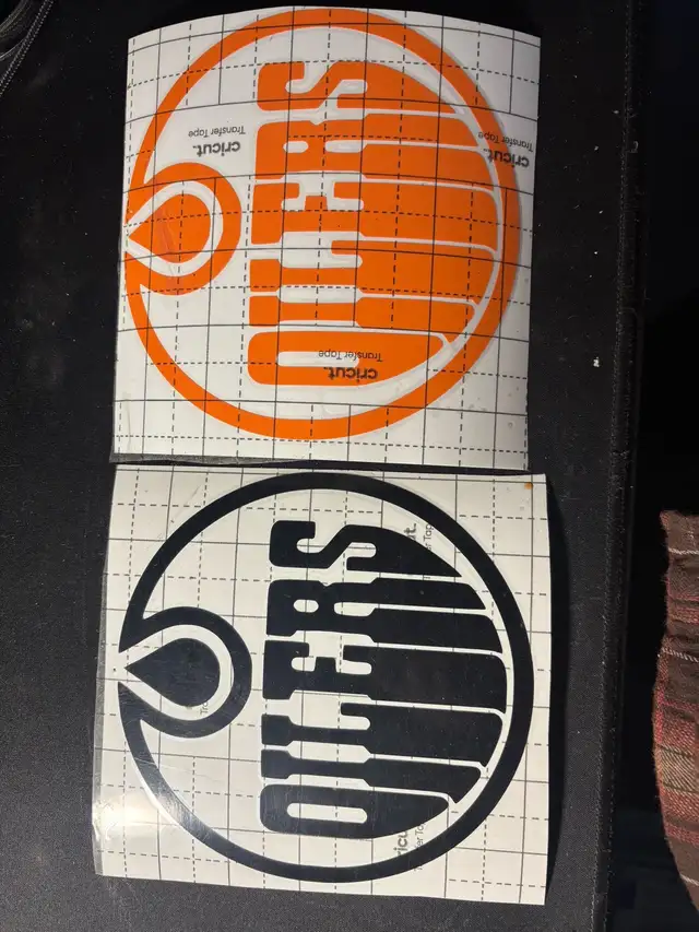 Oiler decals 5 3/4" rounds