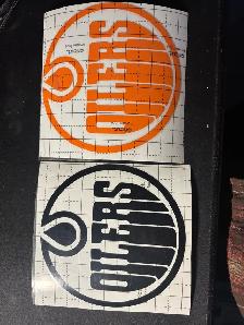 Oiler decals 5 3/4" rounds
