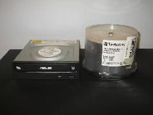 GRAVEUR DVD ASUS (Neuf) ET DVD R VERBATIM IMPRIMABLE