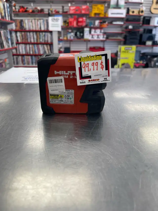 Niveau Laser/Rouge Hilti