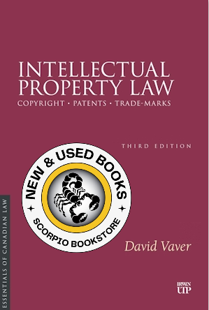 Intellectual Property Law 3rd Edition Vaver 9781049801483