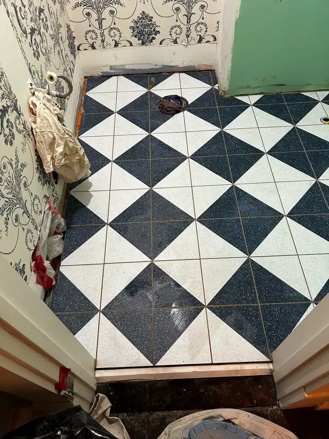 tile labor or installer required