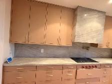 Custom Taj Mahal Quartz Installation - Photo 2