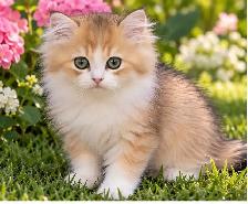 Purebred British Longhair Kitten