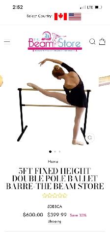 5’ BALLET BARRE, PORTABLE - Photo 4