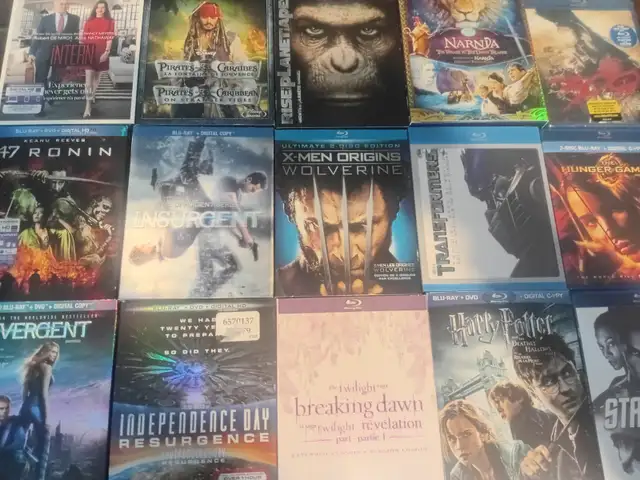 Dernière chance  blu ray 4 film pour 10$ au choix faite vite