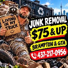 $75 & up_ JUNK REMOVAL all GTA = 437-217-0956