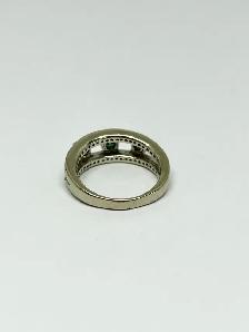 14k W/G Blue Diamond Ring - Photo 2