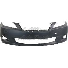 Lexus Is350 Sedan 2009-2010 Bumper Front Primed Without Sensor - Photo 2